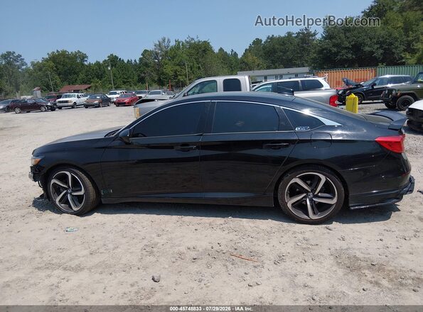1HGCV2F38MA023264 2021 HONDA ACCORD Black Widok wnętrza 360 stopni