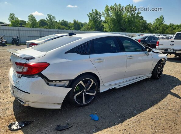 1HGCV2F38NA002612 2022 HONDA ACCORD White Rear right