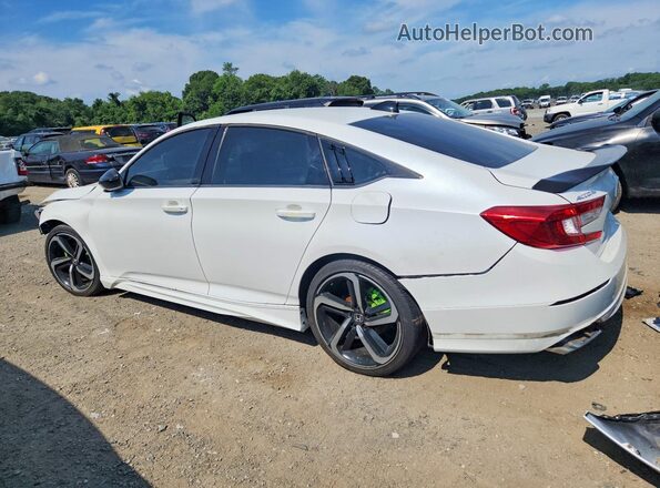 1HGCV2F38NA002612 2022 HONDA ACCORD White Rear left