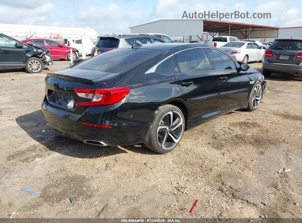 1HGCV2F38NA011956 2022 HONDA ACCORD Black უკანა მარჯვენა
