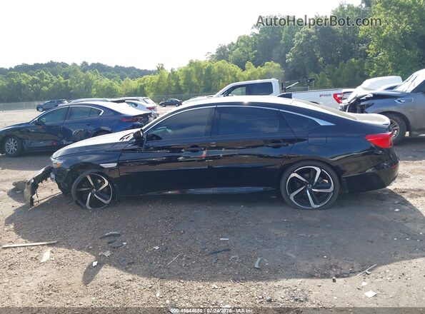 1HGCV2F38NA011956 2022 HONDA ACCORD Black სალონის 360-გრადუსიანი ხედი