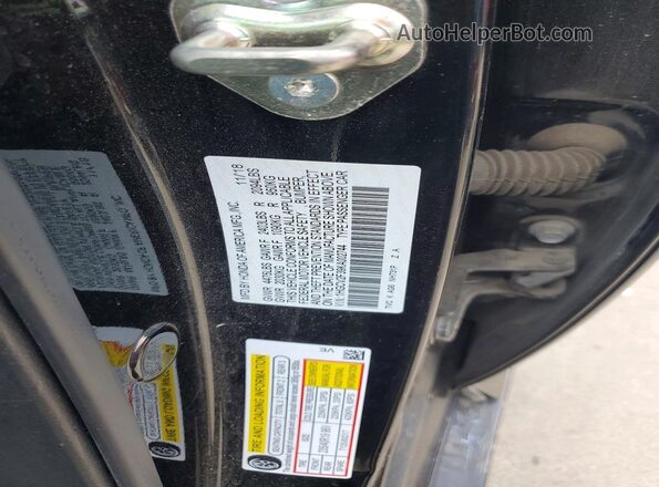 1HGCV2F39KA002744 2019 HONDA ACCORD Black ძრავის განყოფილების ხედი