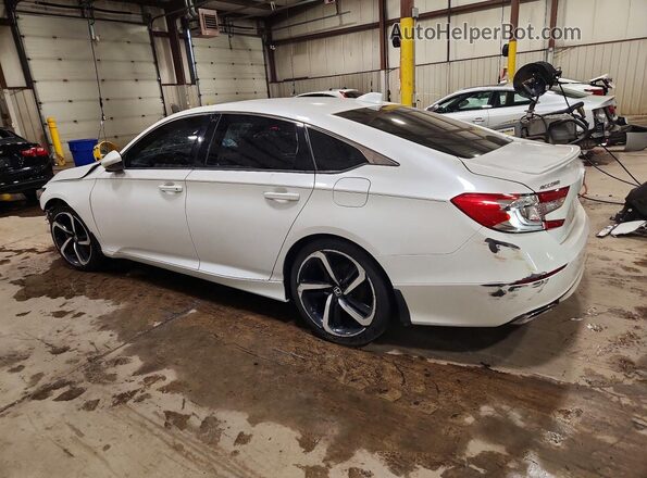 1HGCV2F39KA015204 2019 HONDA ACCORD White Tył lewy