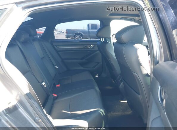 1HGCV2F39LA000168 2020 HONDA ACCORD Gray Widok naklejki z numerem VIN