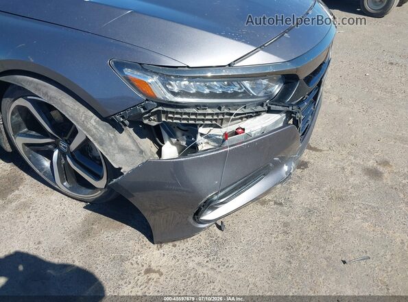 1HGCV2F39LA000168 2020 HONDA ACCORD Gray Widok z przodu