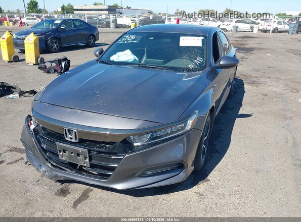 1HGCV2F39LA000168 2020 HONDA ACCORD Gray Przód lewy