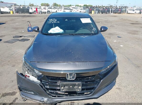 1HGCV2F39LA000168 2020 HONDA ACCORD Gray Widok zestawu wskaźników