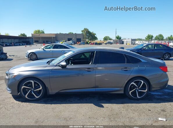 1HGCV2F39LA000168 2020 HONDA ACCORD Gray Widok wnętrza 360 stopni