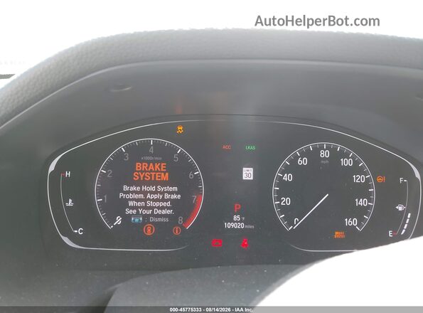 1HGCV2F39LA006388 2020 HONDA ACCORD White Widok tylnych siedzeń