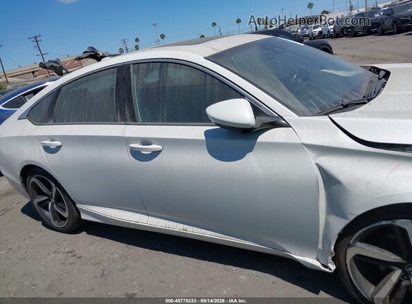 1HGCV2F39LA006388 2020 HONDA ACCORD White Widok wnętrza z tyłu