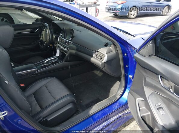 1HGCV2F39LA007752 2020 HONDA ACCORD Blue Սալոնի դիմացի տեսք