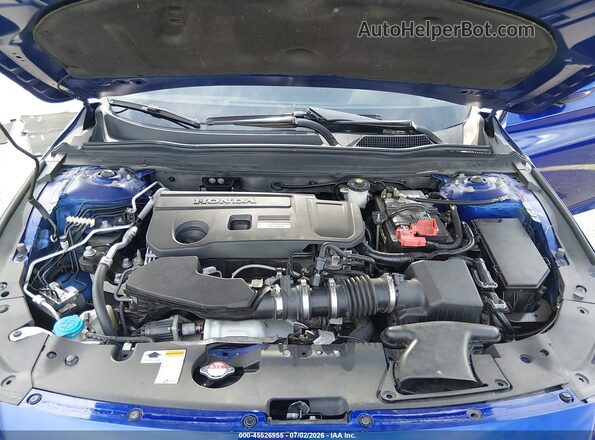 1HGCV2F39LA007752 2020 HONDA ACCORD Blue Հետևի տեսք