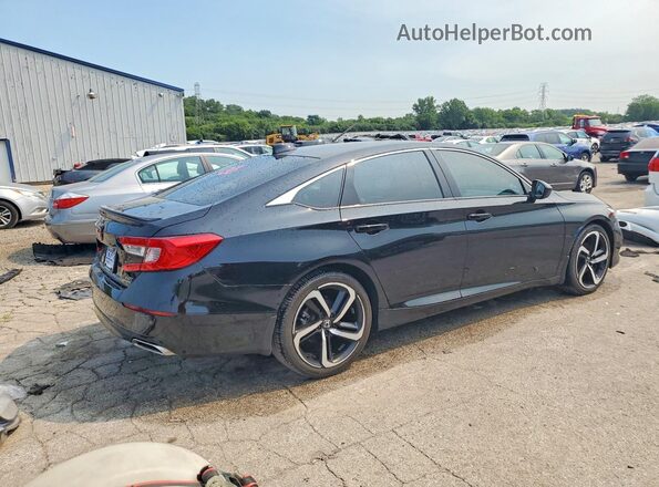 1HGCV2F39MA028683 2021 HONDA ACCORD Black Rear right