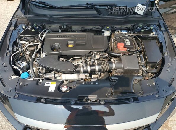 1HGCV2F39MA028683 2021 HONDA ACCORD Black Rear interior view