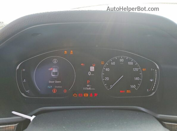 1HGCV2F39MA028683 2021 HONDA ACCORD Black Instrument cluster view