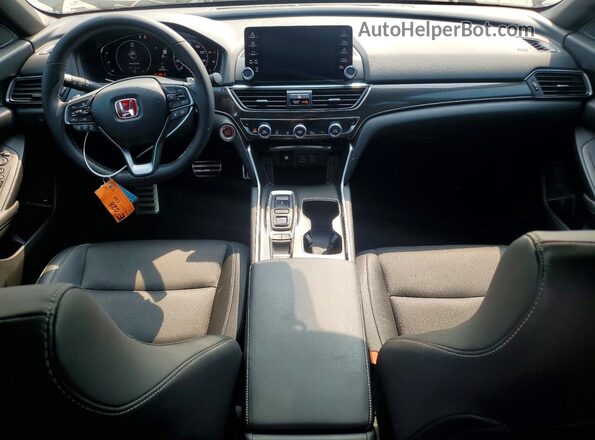 1HGCV2F39MA028683 2021 HONDA ACCORD Black Dashboard view