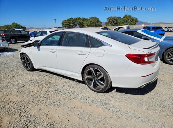 1HGCV2F39NA002781 2022 HONDA ACCORD White Rear left