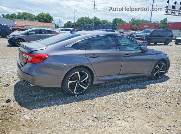 1HGCV2F3XJA009832 2018 HONDA ACCORD Gray უკანა მარჯვენა