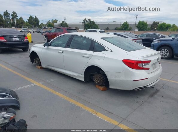 1HGCV2F3XJA022421 2018 HONDA ACCORD White Tył lewy