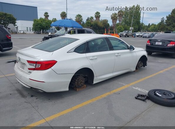1HGCV2F3XJA022421 2018 HONDA ACCORD White Tył prawy
