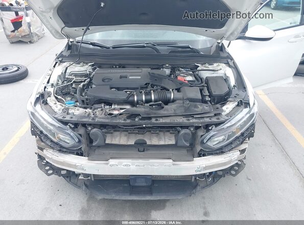 1HGCV2F3XJA022421 2018 HONDA ACCORD White Widok z tyłu