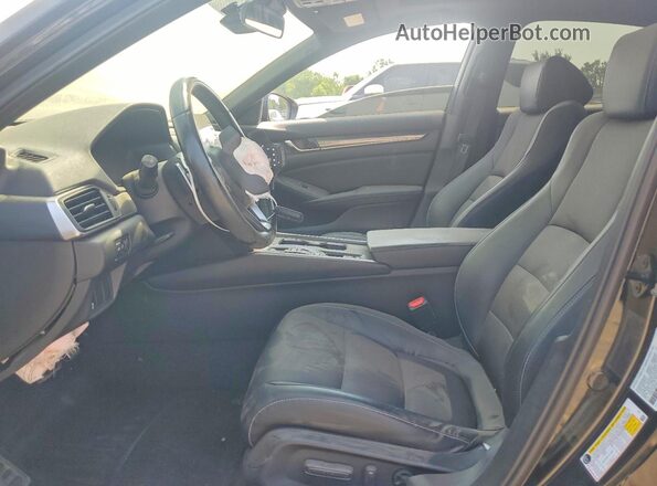 1HGCV2F3XJA031796 2018 HONDA ACCORD Black Սալոնի դիմացի տեսք