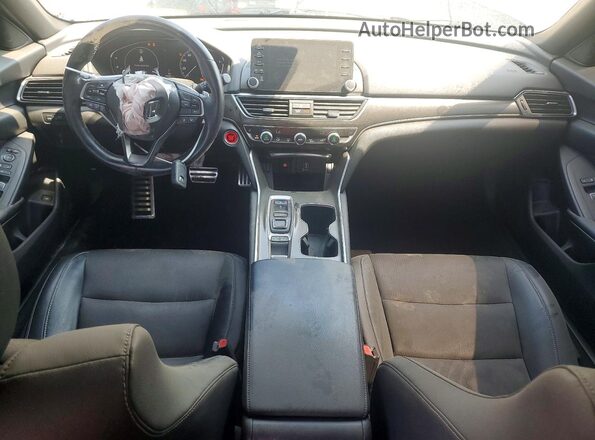 1HGCV2F3XJA031796 2018 HONDA ACCORD Black Առջևի վահանակի տեսք