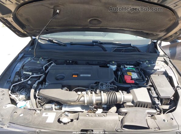 1HGCV2F3XJA039333 2018 HONDA ACCORD Gray Rear view