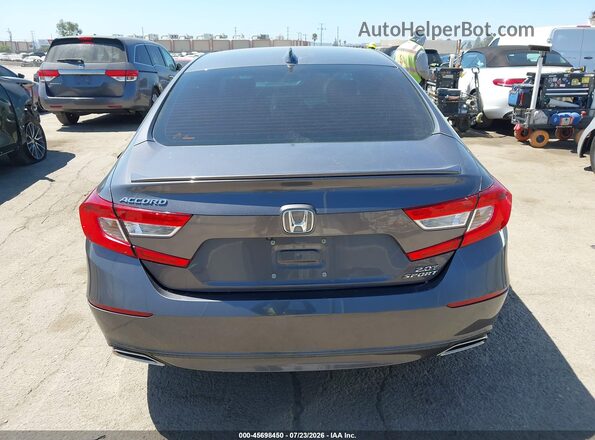 1HGCV2F3XJA039333 2018 HONDA ACCORD Gray 