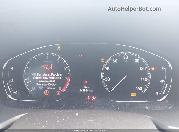 1HGCV2F3XKA013770 2019 HONDA ACCORD Gray Вид задніх сидінь