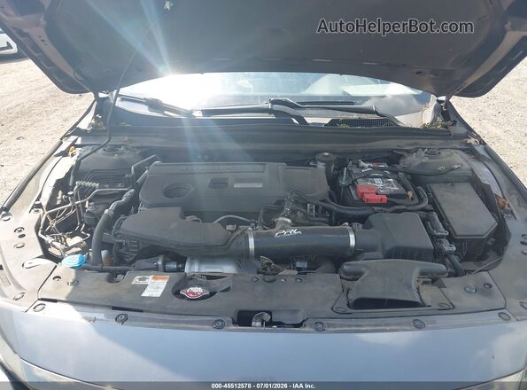 1HGCV2F3XKA013770 2019 HONDA ACCORD Gray Вид ззаду