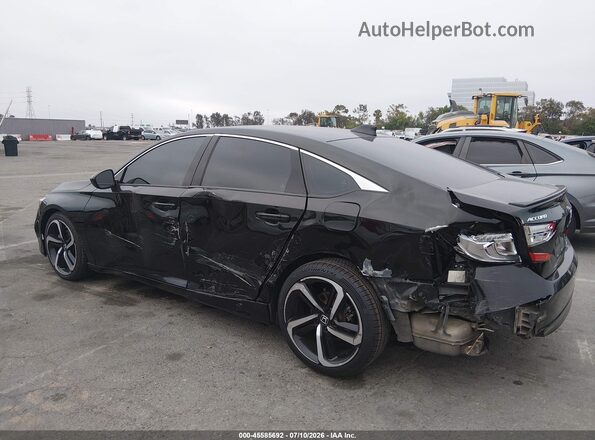 1HGCV2F3XKA021349 2019 HONDA ACCORD Черный Панорамный вид салона 360°