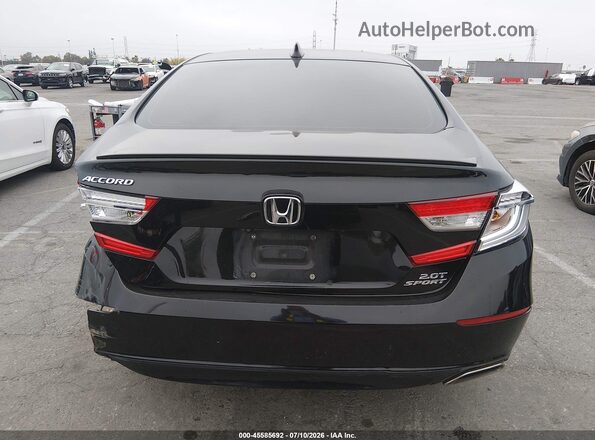 1HGCV2F3XKA021349 2019 HONDA ACCORD Черный 