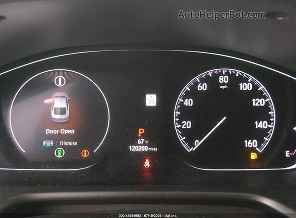 1HGCV2F3XKA021349 2019 HONDA ACCORD Черный Вид задних сидений
