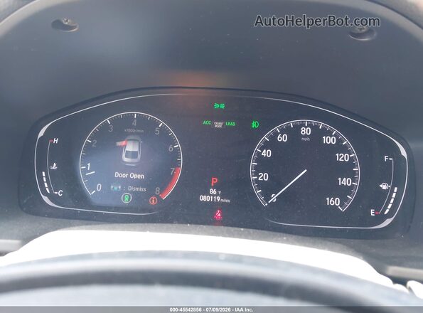 1HGCV2F3XLA025385 2020 HONDA ACCORD Gray Вид задніх сидінь