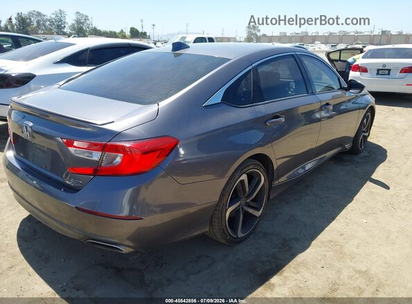 1HGCV2F3XLA025385 2020 HONDA ACCORD Gray Задня права чверть