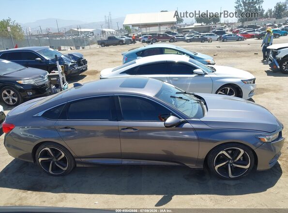 1HGCV2F3XLA025385 2020 HONDA ACCORD Gray Вид задньої частини салону