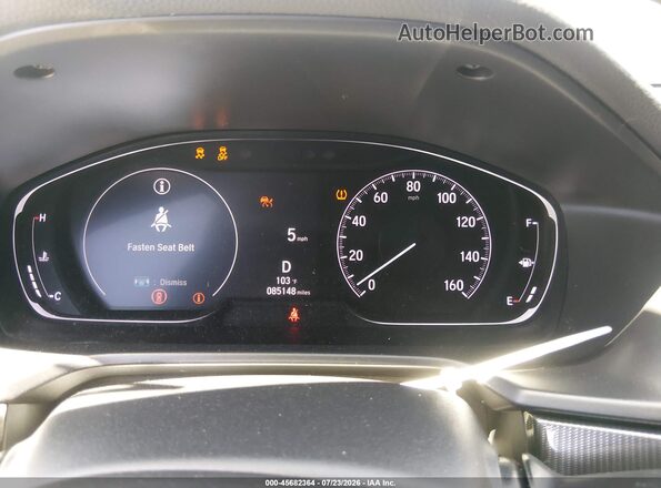 1HGCV2F3XMA003985 2021 HONDA ACCORD White Widok tylnych siedzeń