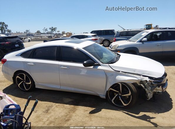 1HGCV2F3XMA003985 2021 HONDA ACCORD White Widok wnętrza 360 stopni