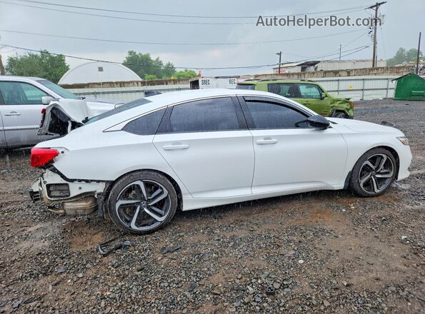 1HGCV2F3XMA029521 2021 HONDA ACCORD White Tył prawy