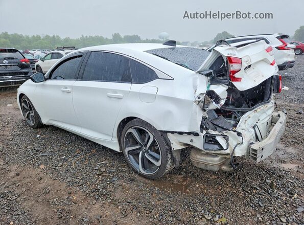 1HGCV2F3XMA029521 2021 HONDA ACCORD White Tył lewy