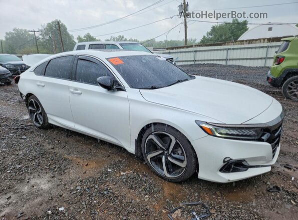 1HGCV2F3XMA029521 2021 HONDA ACCORD White Przód prawy