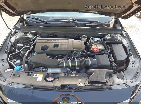 1HGCV2F3XNA004409 2022 HONDA ACCORD Black უკანა ხედი