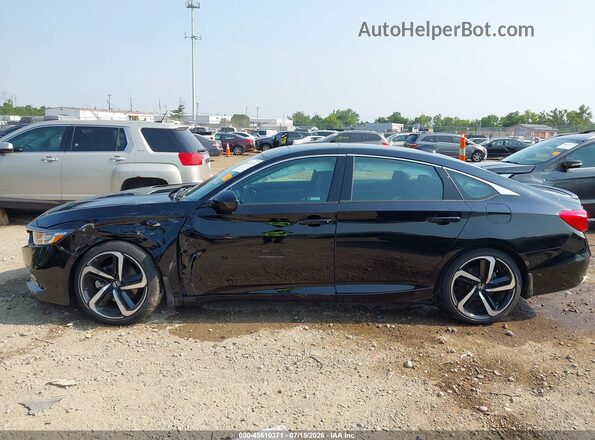 1HGCV2F3XNA004409 2022 HONDA ACCORD Black სალონის 360-გრადუსიანი ხედი