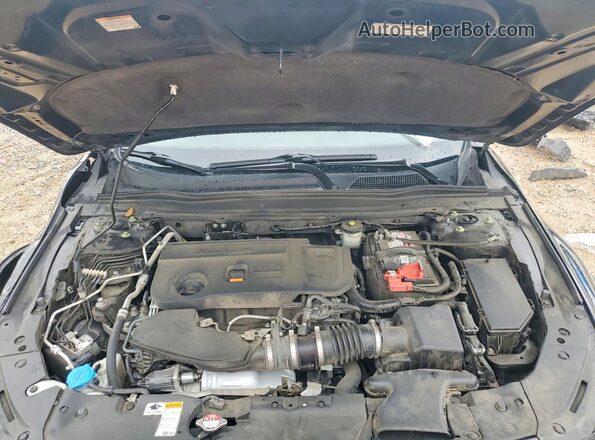 1HGCV2F3XNA014678 2022 HONDA ACCORD Black უკანა სალონის ხედი