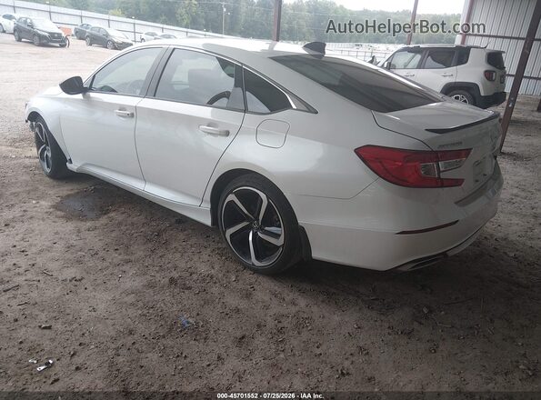 1HGCV2F3XNA015524 2022 HONDA ACCORD Белый Задняя левая четверть