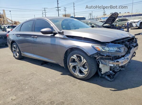 1HGCV2F50JA014863 2018 HONDA ACCORD Gray წინა მარჯვენა