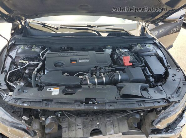 1HGCV2F50JA014863 2018 HONDA ACCORD Gray უკანა სალონის ხედი