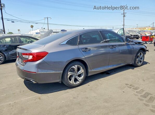 1HGCV2F50JA014863 2018 HONDA ACCORD Gray უკანა მარჯვენა