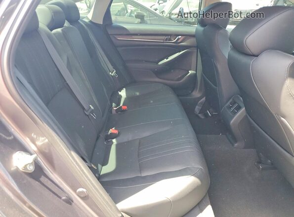 1HGCV2F50JA014863 2018 HONDA ACCORD Gray უკანა სავარძლების ხედი